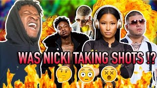 Farruko Nicki Minaj Bad Bunny  Krippy Kush Remix ft 21 Savage Rvssian REACTION [upl. by Grantham]