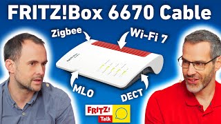 WiFi 7 mit der FRITZBox 6670 Cable  FRITZ Talk [upl. by Rotkiv]