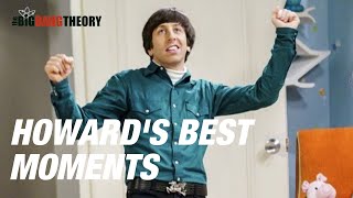 Howards Best Moments  The Big Bang Theory [upl. by Normac]