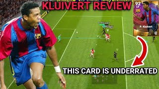 95 Rated Legendary P Kluivert Is Actually Good  Review  eFootball Mobile [upl. by Evaleen]