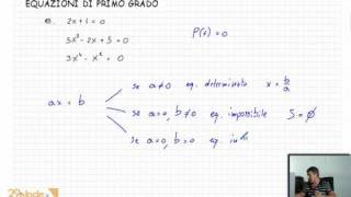 Videolezione matematica Equazioni algebriche  Lezioni di matematica online di 29elodeit [upl. by Bores]