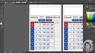 How Do I Made a Complex 2024 Calendar in 5 Second [upl. by Trocki]