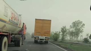 Drive from Prashant Vihar Delhi to Murthal Haryana NH44 in India [upl. by Yelrak]