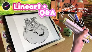 How I Started My Art Career  Lineart  QampA ✨ [upl. by Calica]