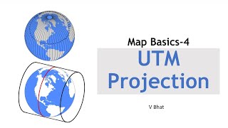 Universal Transverse Mercator System UTM I GIS I Map Basics [upl. by Amikay850]