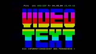 Videotext für alle 451984 ZDF Nachmittagsprogramm komplette Sendung [upl. by Atig]