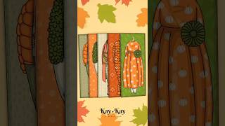 Just a little autumn wardrobe for our paper doll diy paperdolls dollhousedecor [upl. by Vacla]