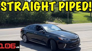 We Straight Piped a 2017 Kia Optima SXL Turbo [upl. by Nels]