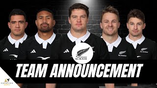 All Blacks Team vs Springboks  New Zealand Team Announcement  Player Profiles [upl. by Atalante]