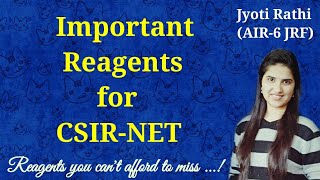 Important reagents in organic chemistry for CSIRNETReagents in organic synthesisReagents for GATE [upl. by Hedveh616]