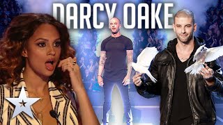 ALL PERFORMANCES from illusionist Darcy Oake  Britains Got Talent [upl. by Skylar]