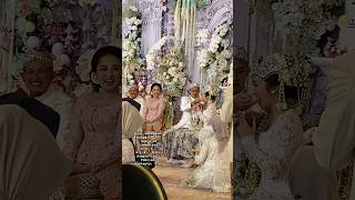 Buat Sayangku IPTU Sudrajad Djumantara Suapin Febby Rastanty wedding cute suami suapinmakan [upl. by Assirralc]