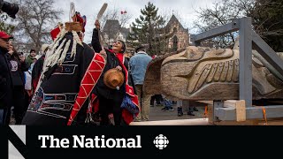 Treasured totem pole returns to BC First Nation [upl. by Ellehcirt693]