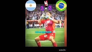 Argentina vs Brazil Imaginary panalty shootout 🤣🔥youtube shorts messi penalty worldcup 2025 [upl. by Zeralda]