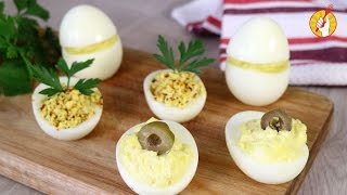 Cómo Hacer Huevos Rellenos ¡Súper Fácil  Recetas Navideñas  Tenedor Libre [upl. by Aicnom]