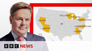 Seven swing states set to decide the 2024 US election  BBC News [upl. by Kial]