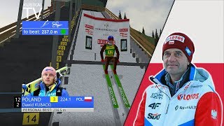 KONKURS DRUŻYNOWY  PLANICA  DSJ 4 Trener narodowy SEZON 2 [upl. by Einaffyt501]