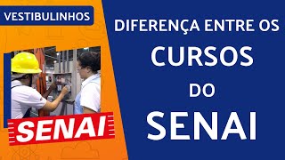 Qual a diferença entre cursos do SENAI  Cursos Técnicos Aprendizagem Industrial Faculdade [upl. by Nuajed]