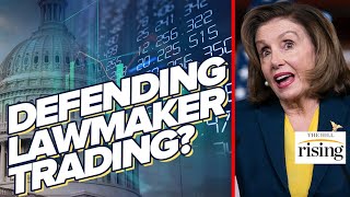 Pelosi DEFENDS Lawmakers Trading Stocks Congress Staffers Make MILLIONS Off Insider Trading [upl. by Osnofla497]