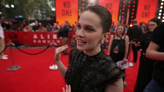 Alien Romulus Cailee Spaeny on the UK Gala red carpet  ScreenSlam [upl. by Trow]