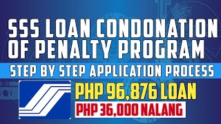 SSS LOAN PENALTY CONDONATION PROGRAM STEP BY STEP PROCESS AS OF 2022 DATING 96K NA LOAN 36K NALANG [upl. by Borchers836]