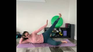 Sidelying leg lift abduction for glutes and thighs [upl. by Norraa527]