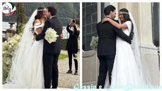 Ignazio Boschetto dopo il sì in municipio il matrimonio da favola sul Lago di Como [upl. by Euqinommod]