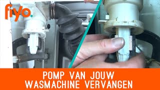 Pomp van jouw wasmachine vervangen [upl. by Eiryt]