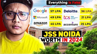 JSS Noidaan Honest Review 🔥2024  Management Quota✅ Eligibility Cutoff Top College in AKTU🎯 [upl. by Atthia]