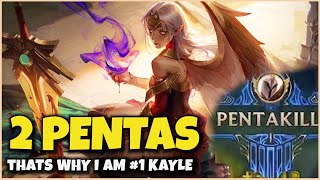 Pentakill Lost Chapter Kayle All Chromas  League of Legends [upl. by Newfeld]