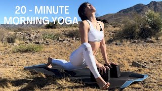 20 Minute Dynamic Morning Yoga Flow to Energize Your Day [upl. by Ative]