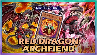 RED DRAGON ARCHFIEND RANKED GAMEPLAY  RETURN OF THE KING IN YUGIOH MASTER DUEL [upl. by Seafowl485]