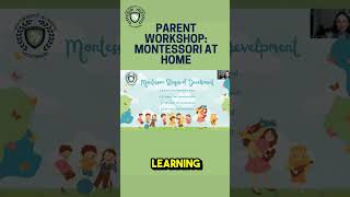 Parent Workshop Montessori At Home [upl. by Hussein]