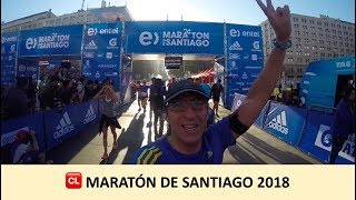 MARATÓN DE SANTIAGO 2018 🆑 [upl. by Nonnair]