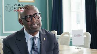 Interview Abdoulaye Diop Ministre des Affaires Etrangères Mali Crans Montana Forum Brussels 2024 [upl. by Kurys]