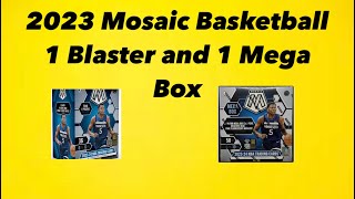 202324 Mosaic Basketball 1 Mega and 1 Blaster Box [upl. by Bullough357]