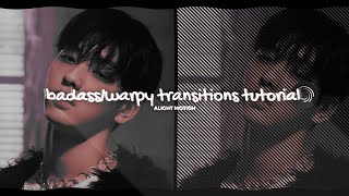 alight motion 5 badass transitions tutorial ♪ 35 [upl. by Vevay]