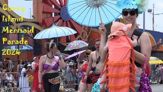 Coney Island Mermaid Parade 2024 4k [upl. by Cid]