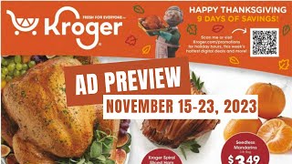 NEW 9 Day Sale Kroger Ad Preview for 11151123  5x Digitals Sale Weekly Digitals amp MORE [upl. by Kiraa368]