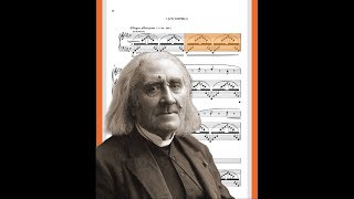 Liszt  Un Sospiro  Animated Sheet Music [upl. by Morven]