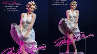 New MARILYN MONROE DELUXE statue revealed star ace toys preorder info [upl. by Yesdnil]