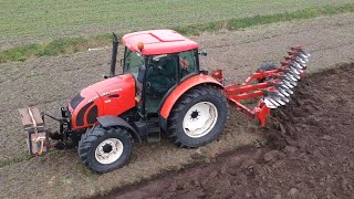 Zetor eco ploughing [upl. by Aronel]