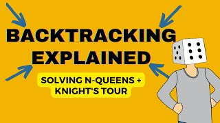 Backtracking Explained  Solving NQueens and Knights Tour using Python [upl. by Nelubez521]