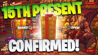 Fortnite Is Giving EVERYONE A FREE Gift Winterfests 15th Present CONFIRMED [upl. by Elleved]