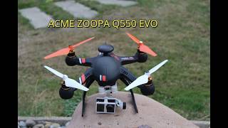 ACME ZOOPA EVO Q550 REVIEW TEST  PETIT CRASH VIEUX ET PARFOIS SURPRENANT [upl. by Aneekal]