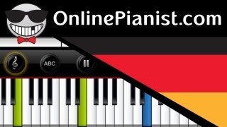 Germany National Anthem  Deutsche Nationalhymne  Piano Tutorial amp Sheets [upl. by Edylc]