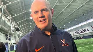 UVA DC John Rudzinski talks ahead of North Carolina [upl. by Ayiotal]