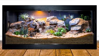 DIY Arid Desert Bioactive Vivarium for Blue Beetles [upl. by Mazlack774]