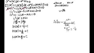 RESOLVER ECUACIONES DIFERENCIALES HOMOGENEAS MATEMATICAS IV [upl. by Sommers]