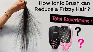 How Ionic Brush Can Smooth Frizzy Hair  Philips Ionic Brush [upl. by Ardnosak619]